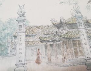 Aquarela sobre papel.