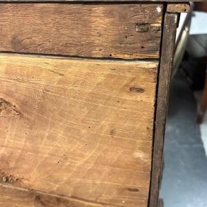 Antica credenza servante Bologna XVII sec noce . Mis 132 x 49 h 100  - Foto 9