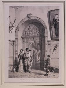 Antique print from the Joseph Nash series - ST/218-3.