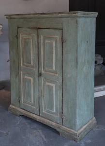 Credenza-stipo in legno laccato, Toscana, '700 