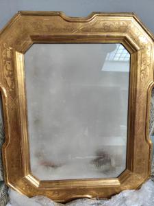 CORNICE RETTANGOLARE IN LEGNO  CON SPECCHIO