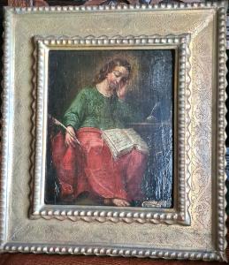 SAN GIOVANNI EVANGELISTA.  Scuola emiliana fine del XVI secolo