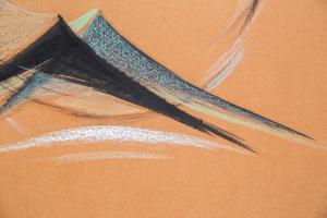 Carmelo Cappello,"opera unica", pastello su carta, firmato, 1966, Carmelo Cappello, ‘unique work’, pastel on paper, signed, 1966 - Foto 5
