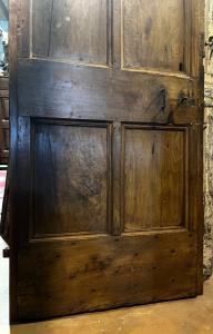 Puerta rústica de madera de nogal, siglo XVIII. - Foto 10