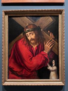 Tavola con “Cristo porta croce”