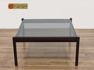 Tavolino da salotto in palissandro Gianfranco Frattini per Cassina - Anni '50