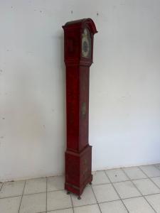 20th Century Lacquered Painted Grandfather Clock - Foto 9