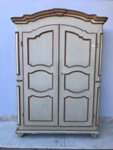 Piedmontese Arched Lacquered Wardrobe - Restored (work in progress)_car 2513
