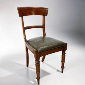 Antique English Mahogany Chair from the 19th Century