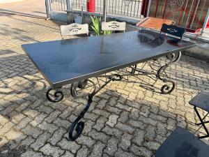 Wrought iron table