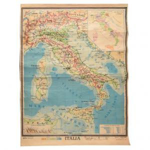 Carta geografica d'Italia - SN -