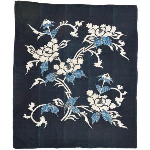Raro painel antigo Japonês "Boro-Futon" - B/2062.