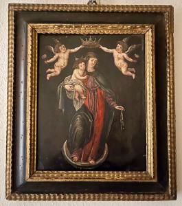 Madonna con bambino e angeli