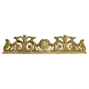 Grande fregio in legno laccato e dorato - M/1832 -