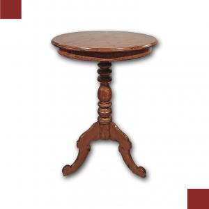 Mid-19th century round cypress coffee table