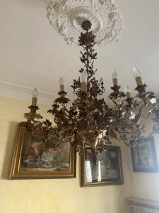 Vergoldeter Bronzeleuchter
