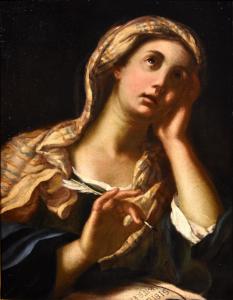 Portrait of the Eritrean Sibyl by Giampietro Zanotti (Paris 1674 - Bologna 1765)