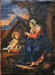 Werkstatt von ELIO ORSI "Die Madonna della Ghiara"