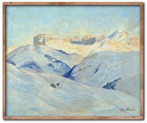 Pôr do sol nas Dolomitas – Emil Donat