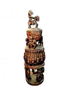  scultura contenitore grande  H. cm 153 - Africa