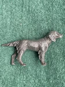 Piccolo cane in argento.Francia.