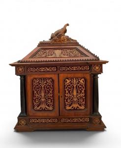 Boîte à monnaie en bois ajouré - Foto 7