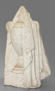 Architectural element in marble, 18th century