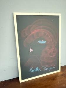 1960s painting by Novella Parigini, modern art, 73x53 cm
