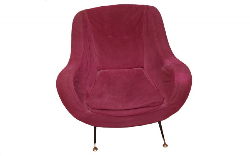 Par de poltronas Mid-Century atribuídas a Gigi Radice