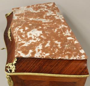 Antico secretaire Napoleone III intarsiato - epoca '800 - Foto 9