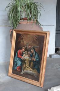 Painting: "The Death of Saint Joseph", 18th century