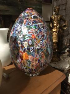 Lampada multicolor in vetro di Murano