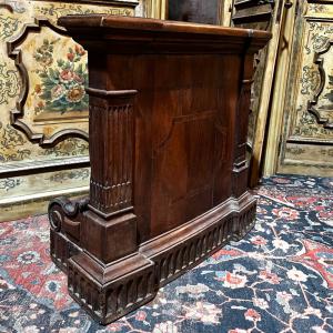 ARM274 - Elegante inginocchiatoio in noce, epoca '700, Misure cm L 92 x P 45 x H 90