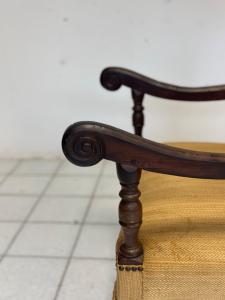 Fauteuil baroque lombard Louis XIV à bobine - Foto 7