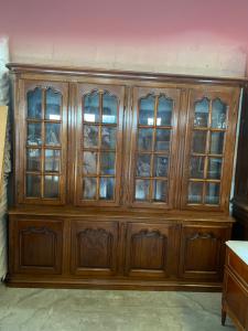 Oak bookcase 270x52x240h