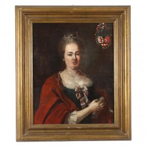 Pintura de Retrato de Nobre Mulher
