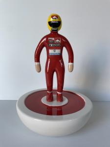Ayrton Senna - Ceramic sculpture by Stefano Puzzo