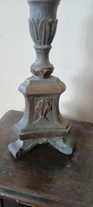 Coppia candelieri in legno italia fine XVIII secolo - Foto 6