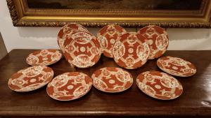 ELEVEN IMARI PORCELAIN PLATES, SECOND HALF OF THE 19TH CENTURY