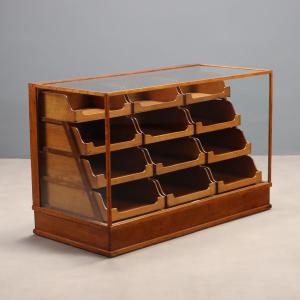 English Display Cabinet 1940s