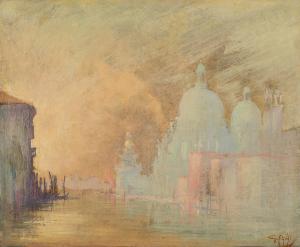 GENNARO FAVAI - Morgen am Canal Grande – Kirche von Salute