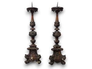 Wooden Candelabra