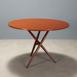 Mesa de comedor de teca de los años 60
