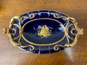 Centrotavola in Porcellana in Stile Limoges_Conservato_car 3295
