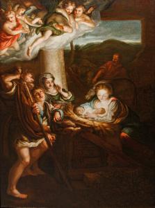 Seguace di Antonio Allegri detto il Correggio, Adorazione dei pastori (La Notte)