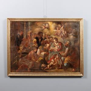 Dipinto Adorazione dei Magi