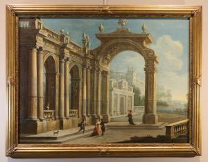 Capriccio architettonico, Pier Francesco Garola (Torino 1638 - Roma 1716)