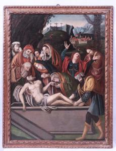 Bartolomeo Suardi (1465-1530) und Werkstatt - Grablegung
