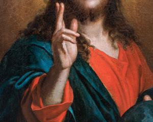 Scuola del XVI-XVII secolo, Cristo Benedicente - Foto 8