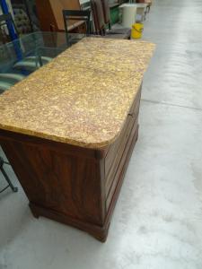 Cassettone in palissandro  intarsiato Carlo X Francia prima metà 1800 - Foto 6